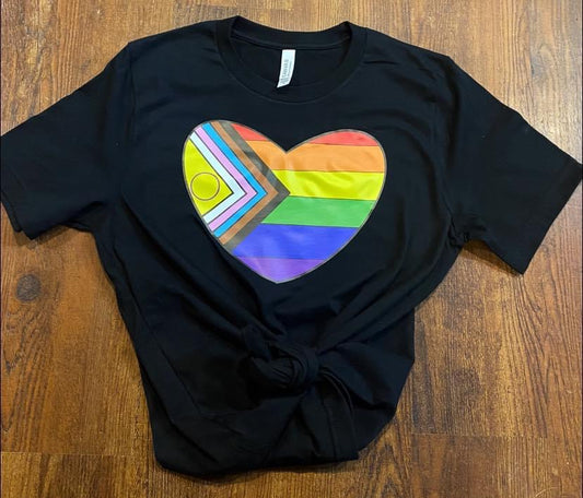Pride heart tshirt